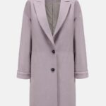 Gianni Feraud Lilac Single Breast on sale Overcoat